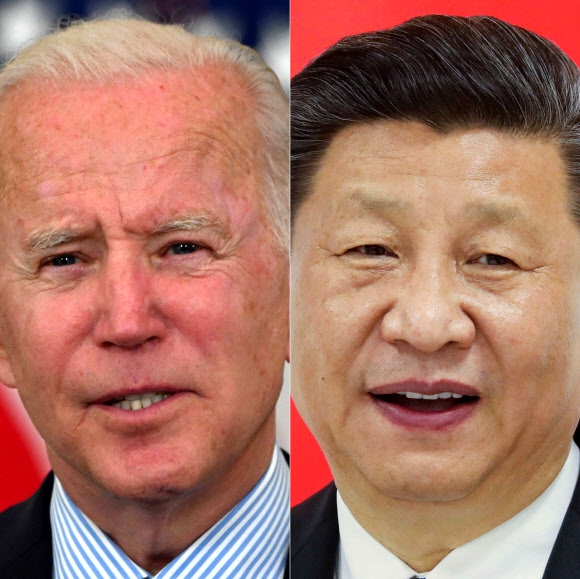 조 바이든(왼쪽) 미국 대통령과 시진핑 중국 국가주석. 서울신문 DB