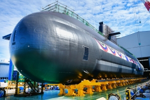 SLBM 탑재로 ‘도발 억제...’3000t급 잠수함 ‘신채호함’ 진수