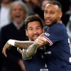 [서울포토] 메시, PSG 데뷔골 네이마르와 환호