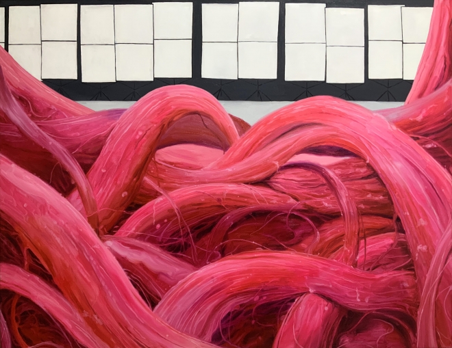 김지섭, 이상한 풍경28, Oil on canvas, 91 x 116cm, 2020