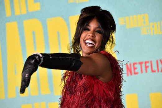 US singer Kelly Rowland arrives for the Los Angeles Special Screening of Netflix‘s “The Harder They Fall” at the Shrine Auditorium in Los Angeles, October 13, 2021. (Photo by Chris Delmas / AFP)/2021-10-14 11:45:42/ <연합뉴스