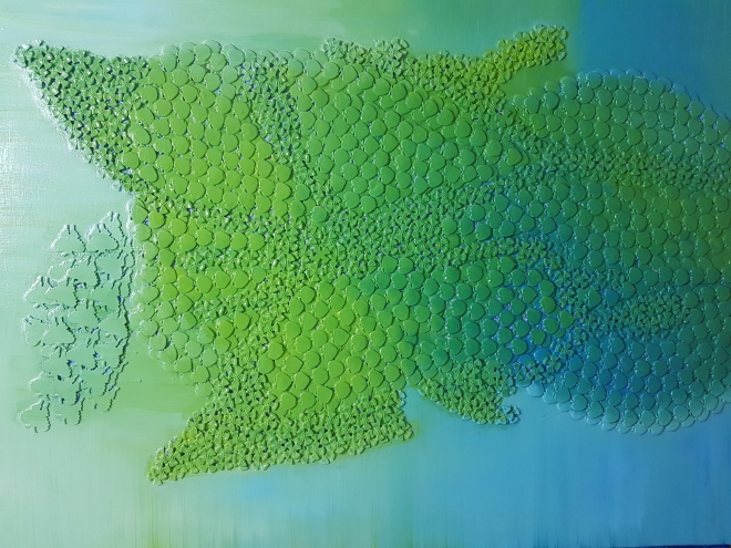 유영선, 나비효과(여인과 나비), oil on canvas, 2021