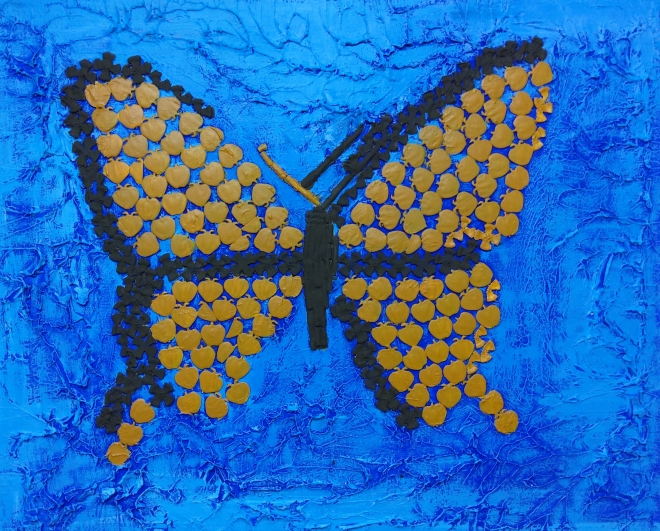 유영선, 멜로디7), 60.6x73, Mixed Media, 2021