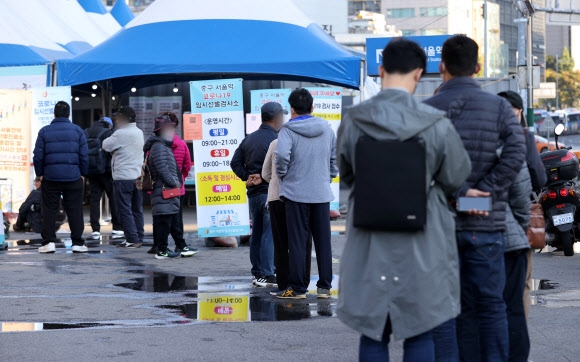 코로나19 검사로 시작하는 월요일