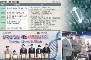 울산 ‘게놈 바이오 허브 도시’ 착착… 100세 무병시대 이끈다