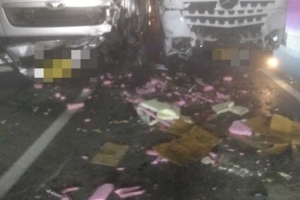 ‘안개 속‘ 7중 추돌사고로 1명 사망…여주 중부내륙고속도로 창원 방면