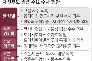 대통령은 서초동이 내린다?… 검찰 칼끝, 대권 향방 가르나