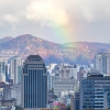 [포토] 가을비 지나고 피어난 무지개