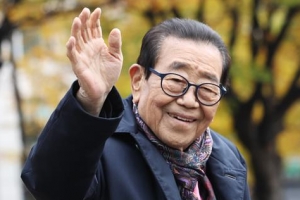 [포토] ‘94세’ 송해, 추위 녹이는 따뜻한 미소