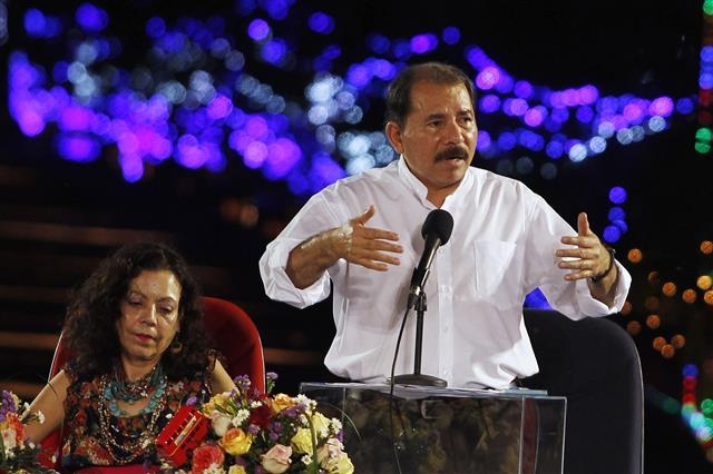 다니엘 오르테가(오른쪽) 니카라과 대통령. 로이터 연합뉴스