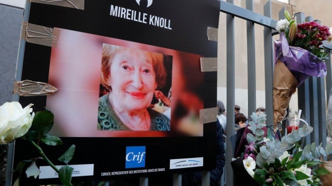 2018년 3월 프랑스 파리에 살던 유대인 할머니 미레유 크놀이 강도에게 무참하게 살해되자 반유대주의 확산에 대한 공분이 일었지만 3년이 지난 지금도 상황은 별반 나아진 것이 없다. AFP 자료사진 