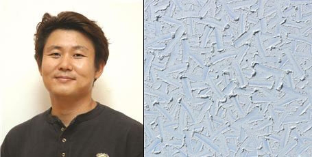 김운규, Flow of the Mind’s Eye, 60.6x60.6cm mixed paint, acrylic on linen, 2021