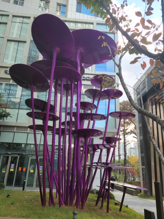 용산역 방향에서 바라본 사물의 꿈