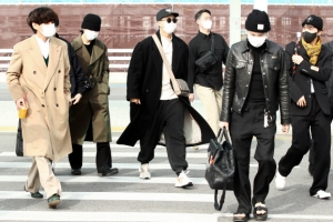 [포토] ‘방탄소년단’의 출국길