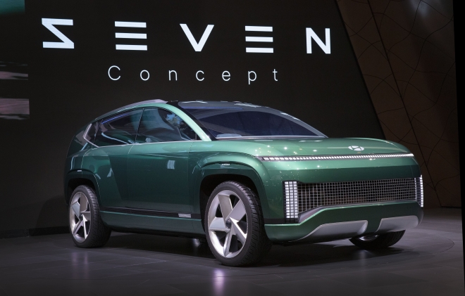 현대차의 대형 전기 SUV 콘셉트카 ‘세븐’ 현대차 제공