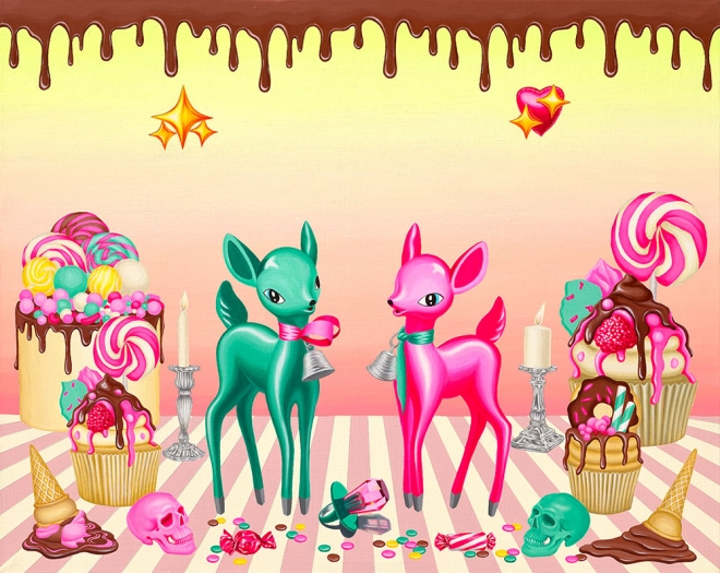 아인, love vanitas 21-5, 91×73cm, acryliconcanvas