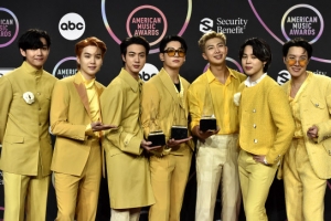 [서울포토] BTS, 아시아 최초 AMA 대상