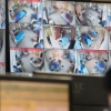 [서울포토]서울의료원 병상 CCTV 살펴보는 의료진들
