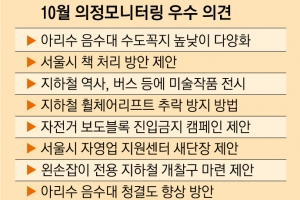 “아리수 음수대 수도꼭지 어른·아이용 높낮이 맞게 설치를”