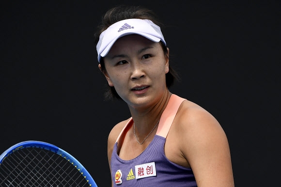 중국 테니스 스타 펑솨이 연합뉴스