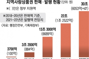 230개 지자체 소비진작 효과… 나라살림은 오히려 마이너스