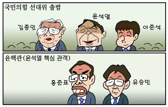 [만평] 조기영 세상터치 2021년 12월 7일