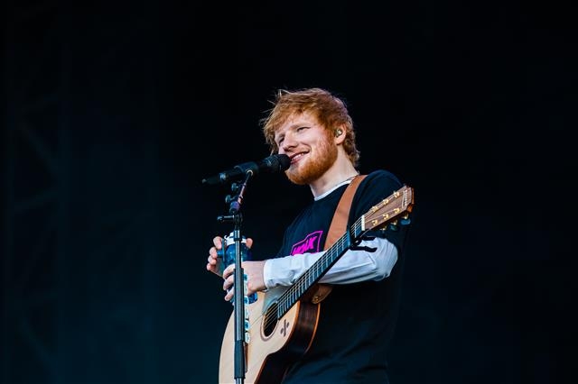 지난 2019년 한국을 찾은 에드 시런. 프라이빗커브 제공=서울신문 DB