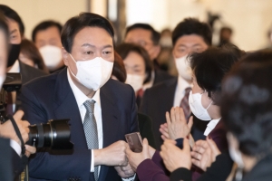 [서울포토]윤석열, 한국여성경제인협회 전국총회 참석