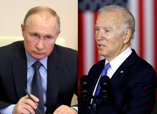 블라디미르 푸틴(왼쪽) 러시아 대통령과 조 바이든 미국 대통령. 로이터 연합뉴스
