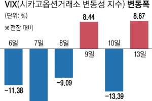 빨라진 긴축에 커지는 불안감…美월가 ‘공포지수’ 치솟았다