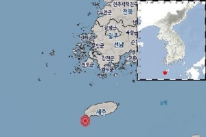 “사흘 만에 가장 큰 여진” 제주 서귀포 해역서 규모 3.2 지진(종합)