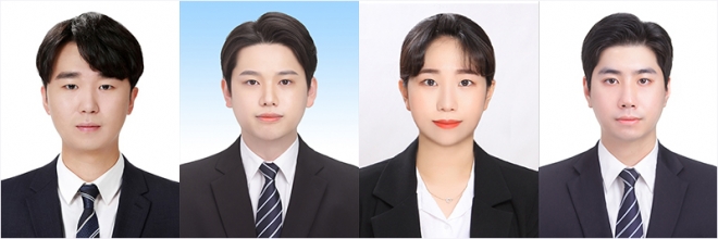 (왼쪽부터) 임양호, 이윤주, 심정현, 김윤우 씨