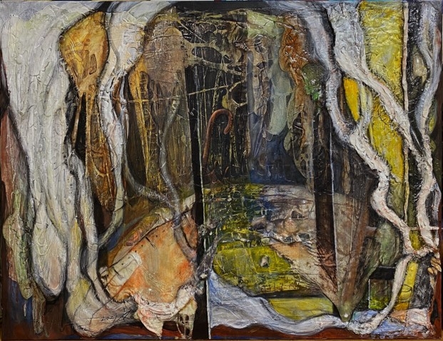 장영아 ‘비,그리고 지나간 날의 흔적들2’, 116.8x91.3cm mixed media on canvas