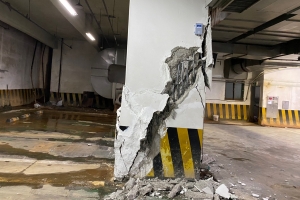 일산 마두역 인접 7층 건물 붕괴위험 … 싱크홀 원인