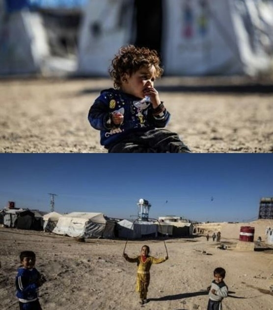 시리아 쿠르드 자치정부가 관리하는 알-홀 IS 가족 수용소의 모습. 연합뉴스