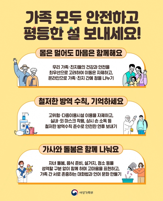 ‘안전하고 평등한 설’ 포스터