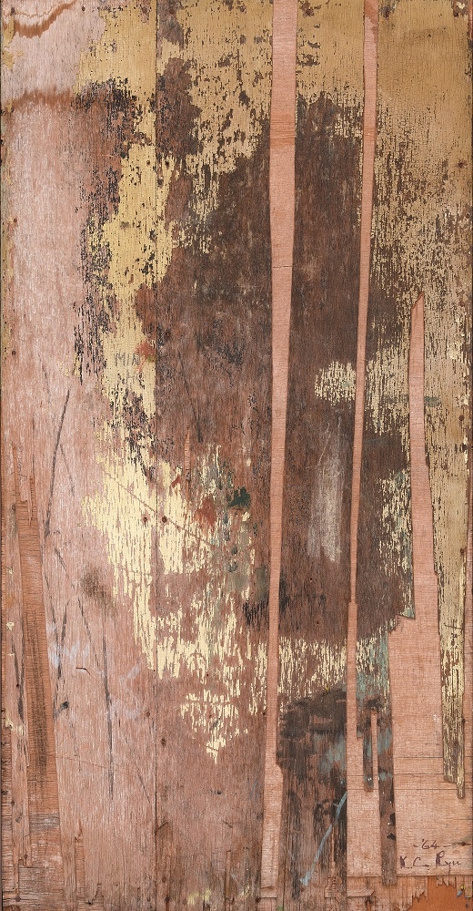 류경채, 계절(세파)(Season (Vicissitudes)), 1964, 합판에 유채, 125x64cm. 학고재갤러리 제공