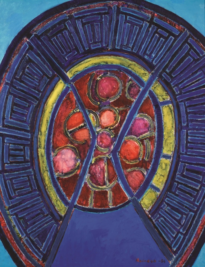 하인두, 만다라(Mandara), 1984, 캔버스에 유채, 116.5x91cm. 학고재갤러리 제공