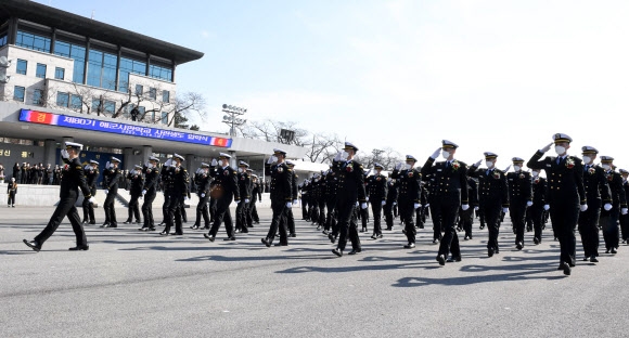 해군사관학교 제80기 입학식 거행