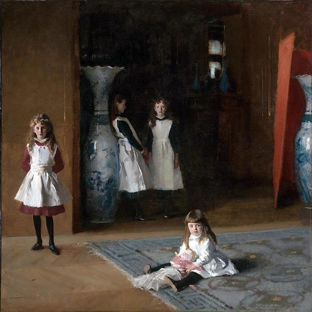 존 싱어 사전트, ‘에드워드 달리 보이트의 딸들’, 1882년 (222.5×222.5㎝, 보스턴미술관, 미 매사추세츠 보스턴)