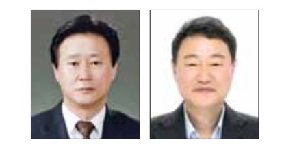 최선목(왼쪽) 전 한화 커뮤니케이션위원회 사장, 노승만(오른쪽) 전 삼성물산 부사장
