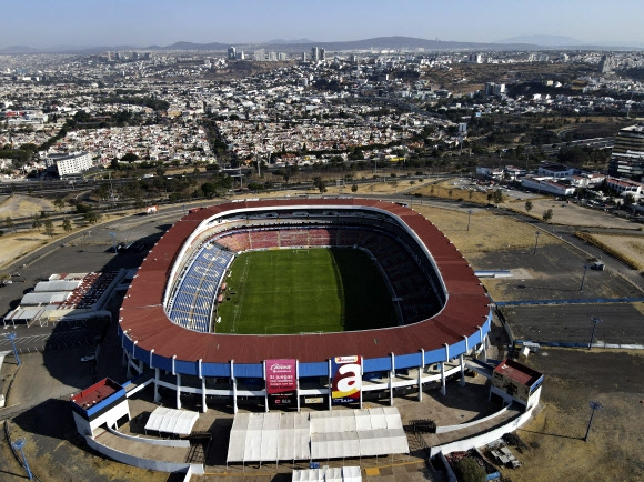 최악의 유혈사태가 벌어진 멕시코 케레타로주의 코레기도라 경기장.