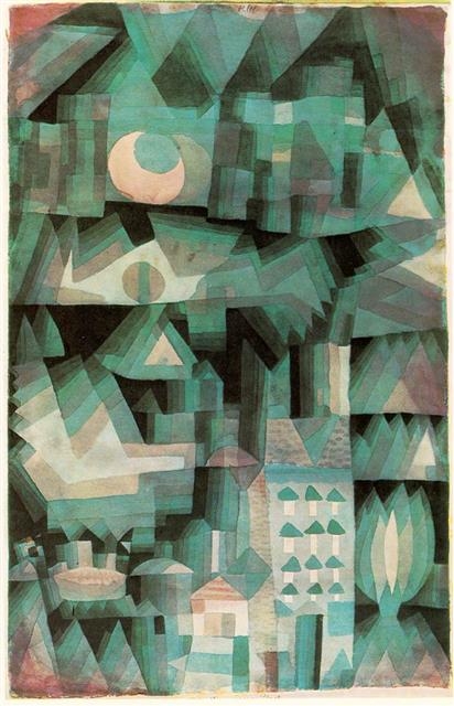 파울 클레, ‘꿈의 도시’, 1921년 (48×31㎝, 개인 소장)