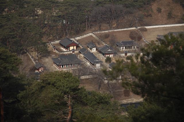 소수서원의 겨울철 전경. (재)한국의서원통합보존관리단 제공·이동구 논설위원