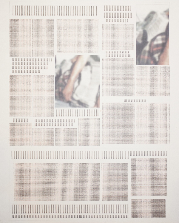 임장순 1999년 7월 17일 (경관 너누구냐... 나 창원입니다) 한지에 먹, 디지털 프린트  162.3cm x 130cm