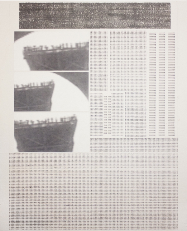 임장순 1994년 10월 21일 (출근길 날벼락) 한지에 먹, 디지털 프린트  162.3cm x 130cm