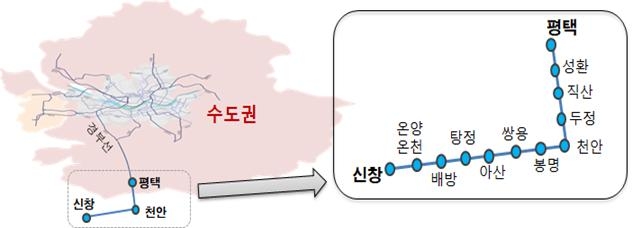 19일부터 서울과 천안 사이를 지하철과 버스로 오갈 때 환승 할인을 받을 수 있다. 환승 할인이 적용되는 역은 총 12개역(평택·성환·직산·두정·천안·봉명·쌍용·아산·탕정·배방·온양온천·신창)이다. 서울시 제공 