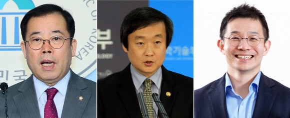 (왼쪽부터)박성중, 김창경, 남기태