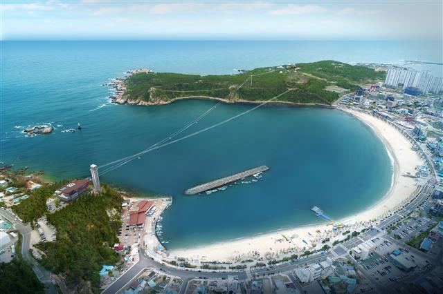 해상케이블카와 집라인(조감도)