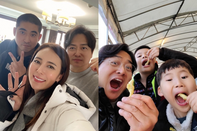 방송인 에바 포피엘, 배우 김찬우와 재회 방송인 에바 포피엘, 배우 김찬우와 재회